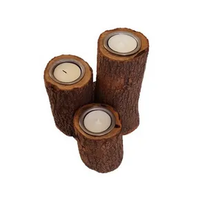 شمعدان مدل rustic مجموعه 3 عددی