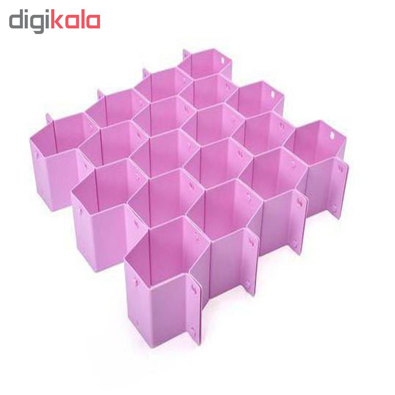تقسیم کننده کشو طرح لانه زنبوری بسته 6 عددی