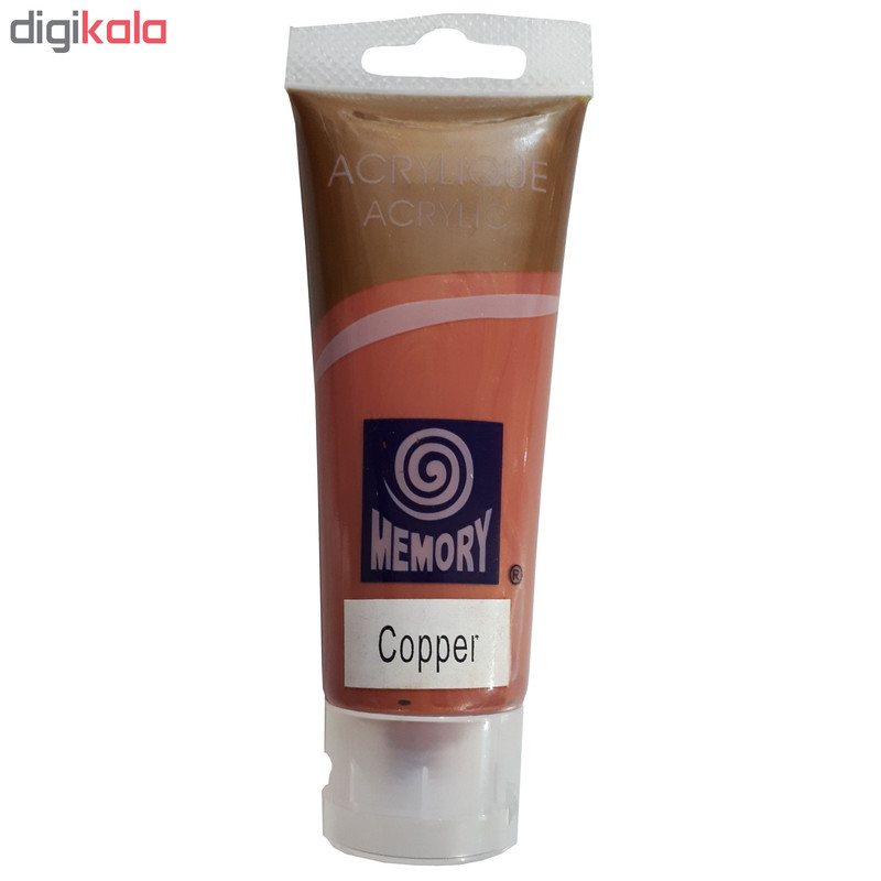رنگ اکریلیک مموری مدل Metalic حجم 75 میلی لیتر