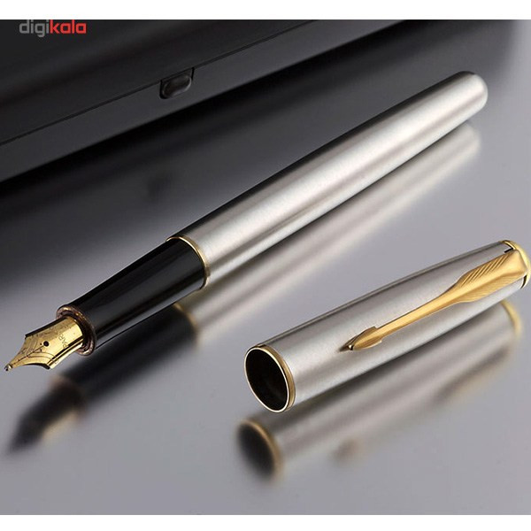 خودنویس پارکر سری Sonnet مدل Stainless Steel