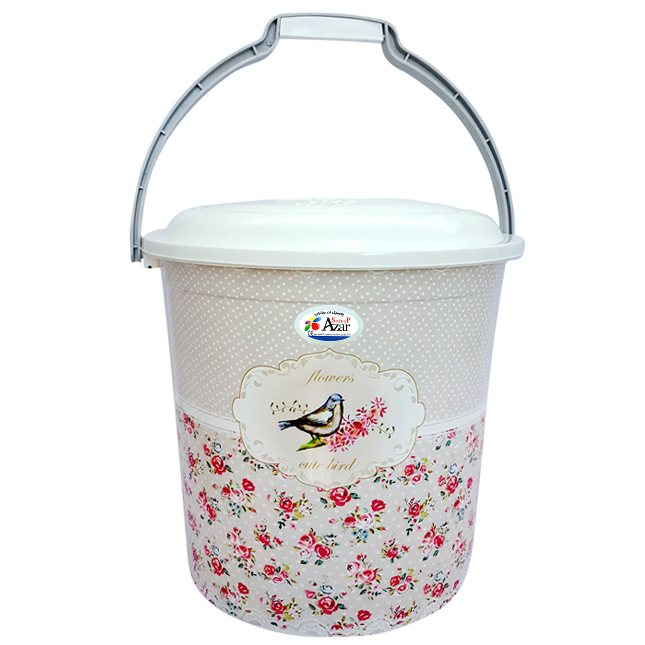 سطل آذرساتراپ مدل گلباران 182