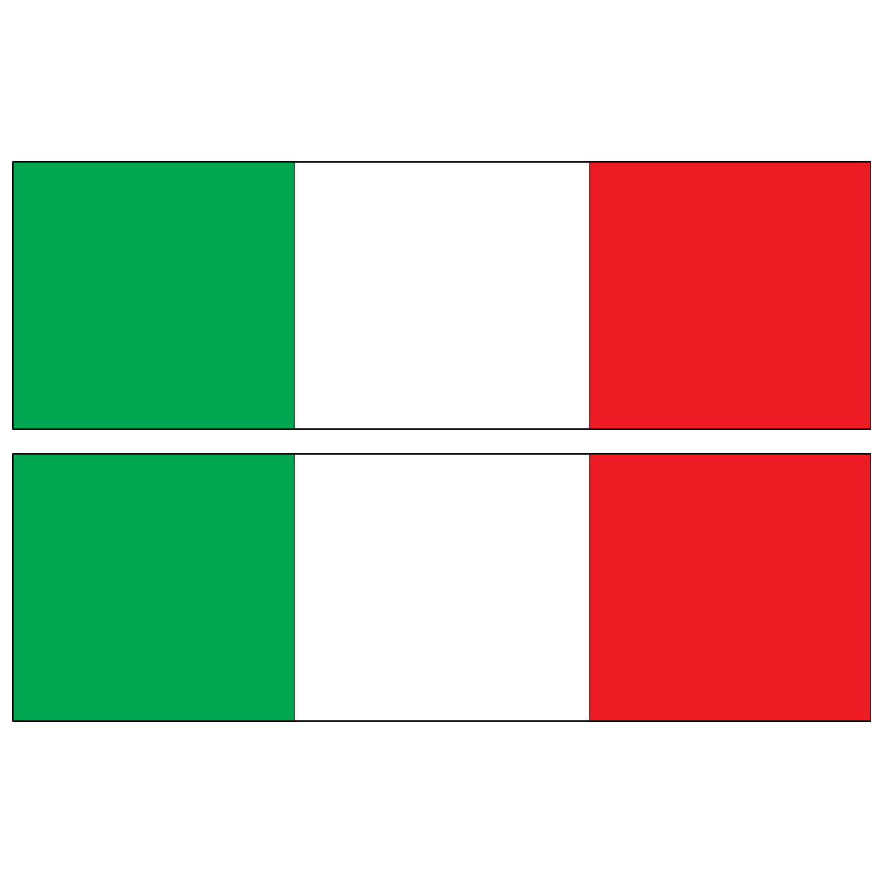 برچسب رکاب خودرو طرح ایتالیا مدل FMD بسته ۲ عددی