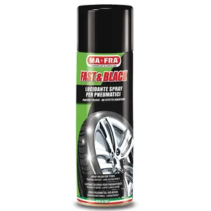 اسپری واکس لاستیک خودرو مفرا مدل Fast & Black حجم 500 میلی لیتر