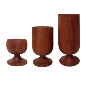 شمعدان چوبی چوبیس کد 4_109 مجموعه 3 عددی