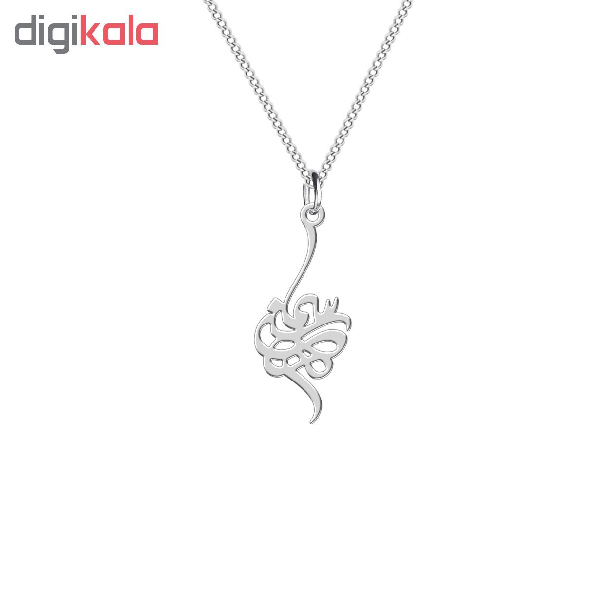 گردنبند نقره زنانه ترمه 1 طرح سمانه کد L350 -  - 2