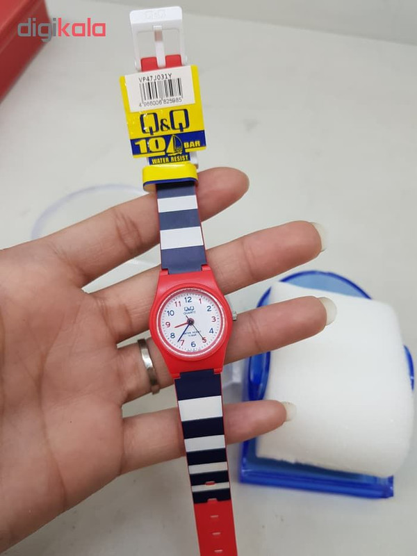 ساعت مچی عقربه ای دخترانه کیو اند کیو مدل VP47J031Y ساعت مچی عقربه ای دخترانه کیو اند کیو مدل VP47J031Y