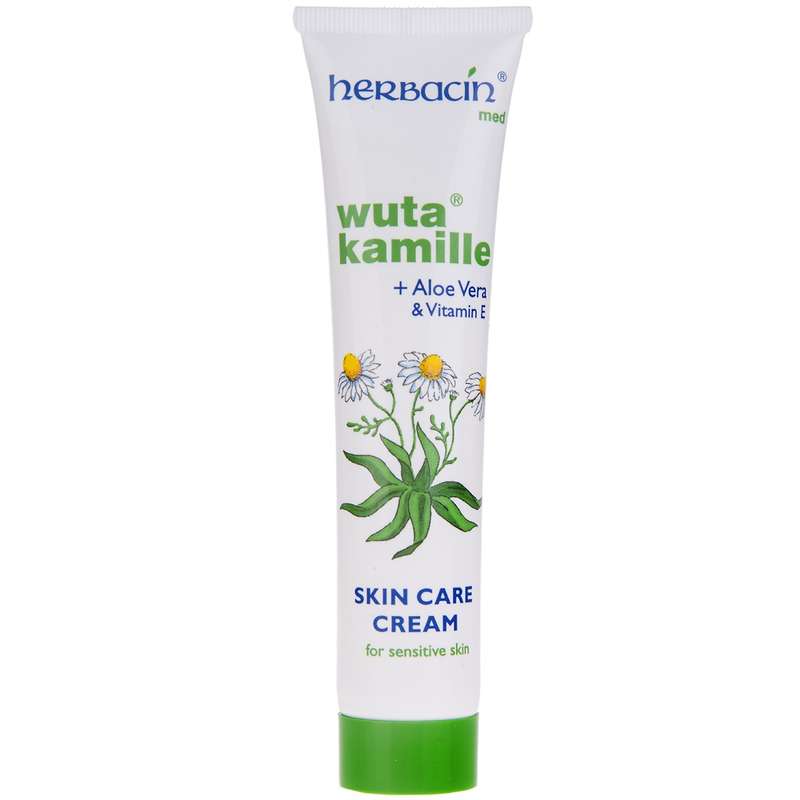 کرم ضد چروک و مرطوب کننده هرباسین مدل Wuta Kamille AloeVera حجم 75 میلی لیتر کرم ضد چروک و مرطوب کننده هرباسین مدل Wuta Kamille AloeVera حجم 75 میلی لیتر
