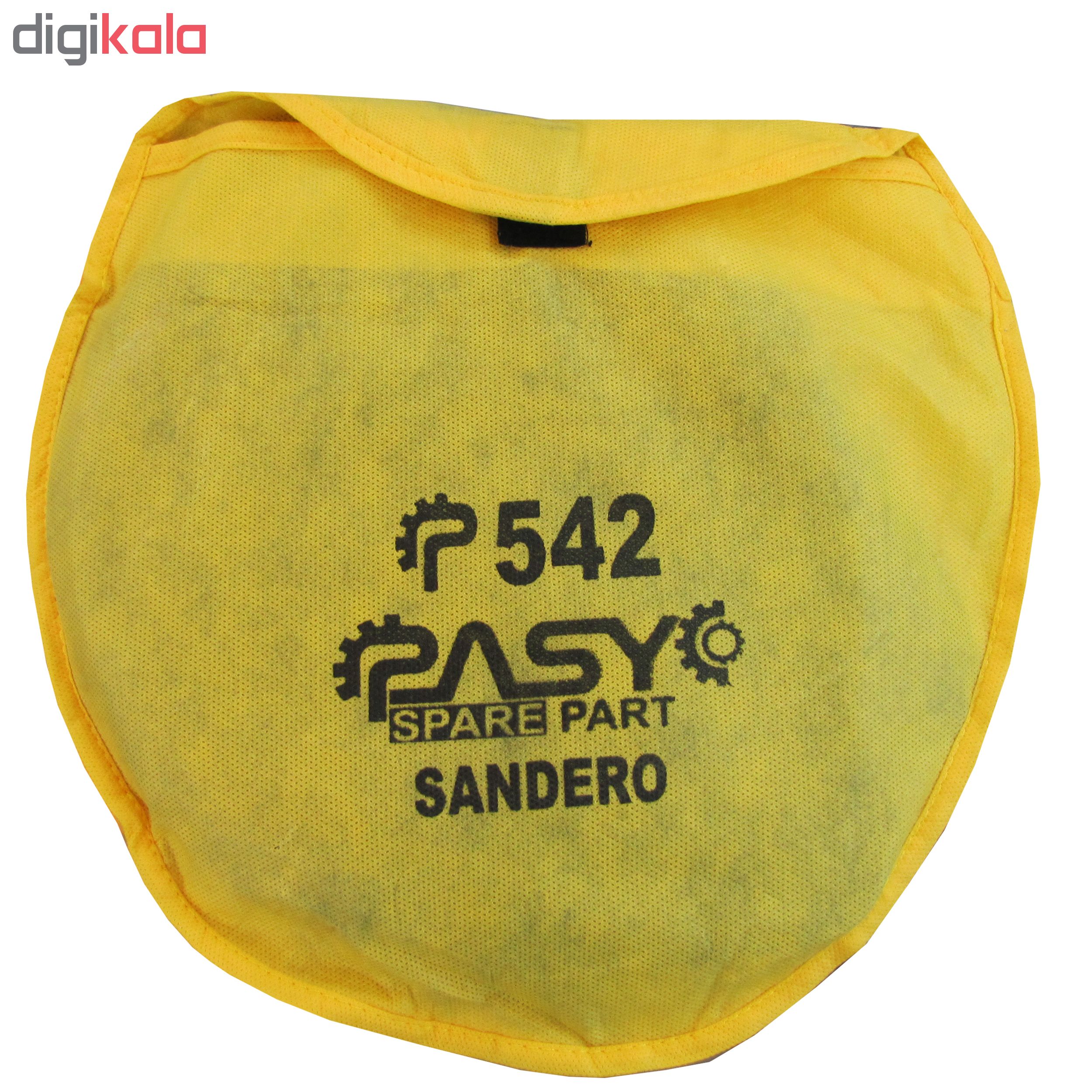 آفتاب گیر شیشه خودرو پاسیکو مدل P542 مناسب برای رنو ساندرو بسته 4 عددی