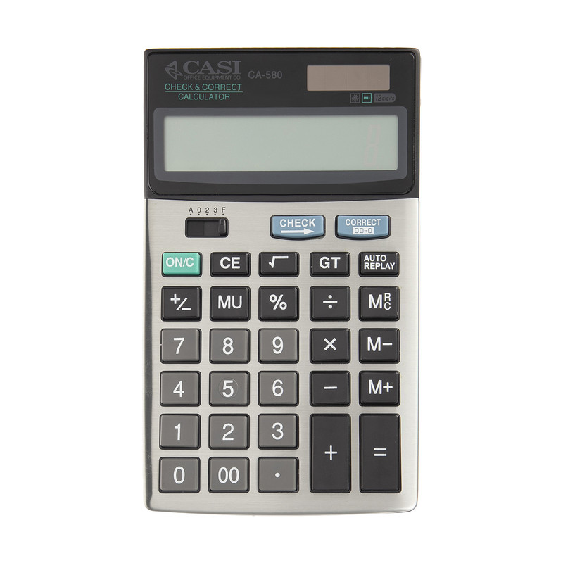 ماشین حساب کاسی مدل CA-580