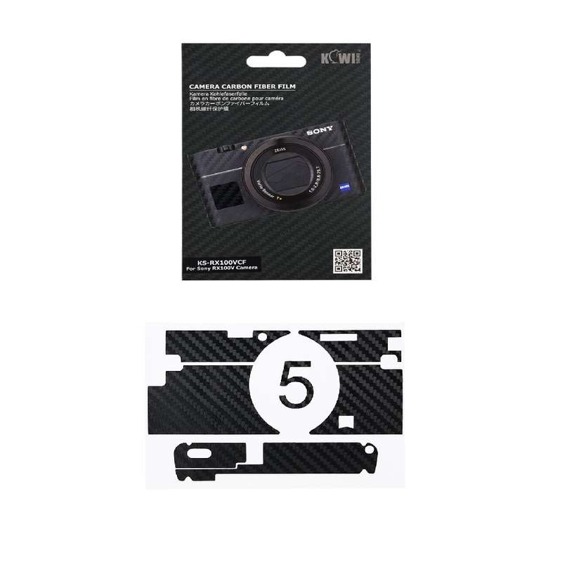 برچسب پوششی کی وی مدل KS-RX100VCF مناسب برای دوربین عکاسی سونی مدل RX100V برچسب پوششی کی وی مدل KS-RX100VCF مناسب برای دوربین عکاسی سونی مدل RX100V