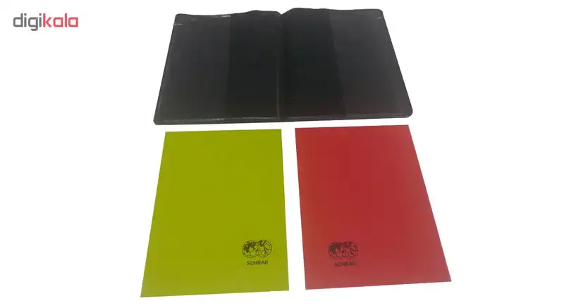 کارت داوری فوتبال مدل MO-001 مجموعه 3عددی
