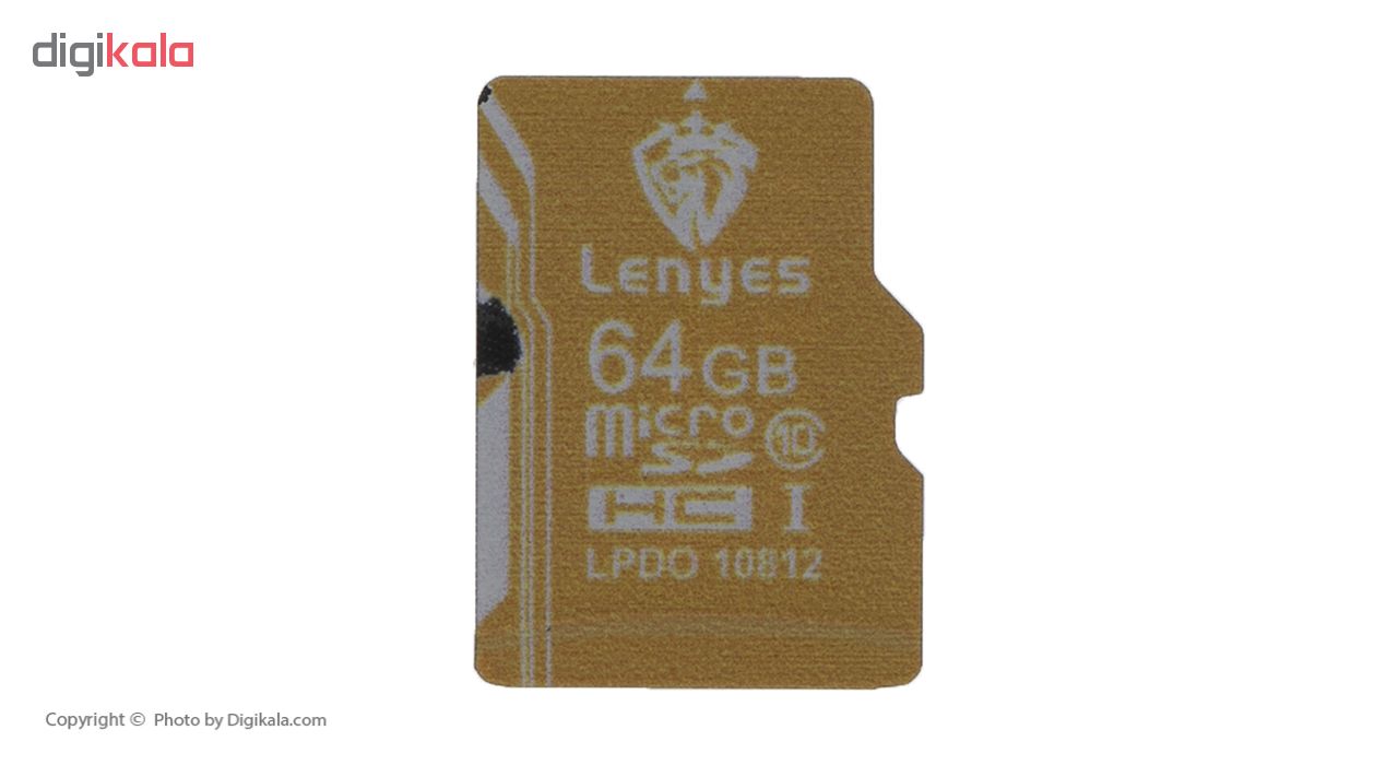 کارت حافظه microSDHC لنیس مدل 10812 کلاس 10 ظرفیت 64 گیگابایت