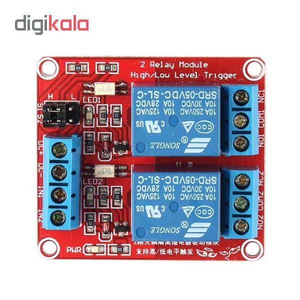 ماژول رله 12 ولت دو کاناله مدل R12-02