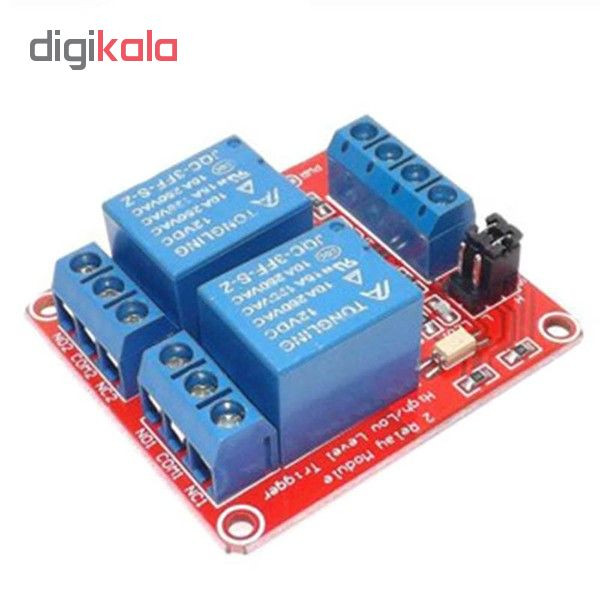 ماژول رله 12 ولت دو کاناله مدل R12-02