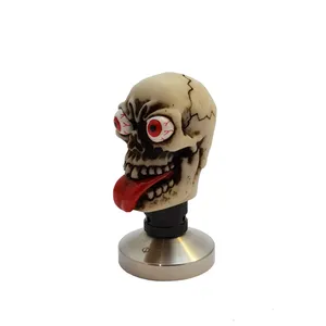 تمپر قهوه آمیتریس مدل Skull58