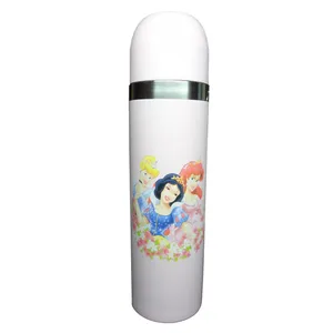 فلاسک کودک مدل MO114PB طرح PRINCESS گنجایش 500 میلی لیتر