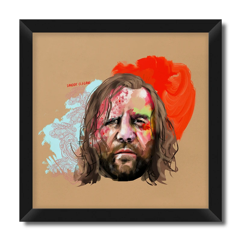 تابلو فنچ آرت طرح Game of Thrones - Sandor کد GPHSET17