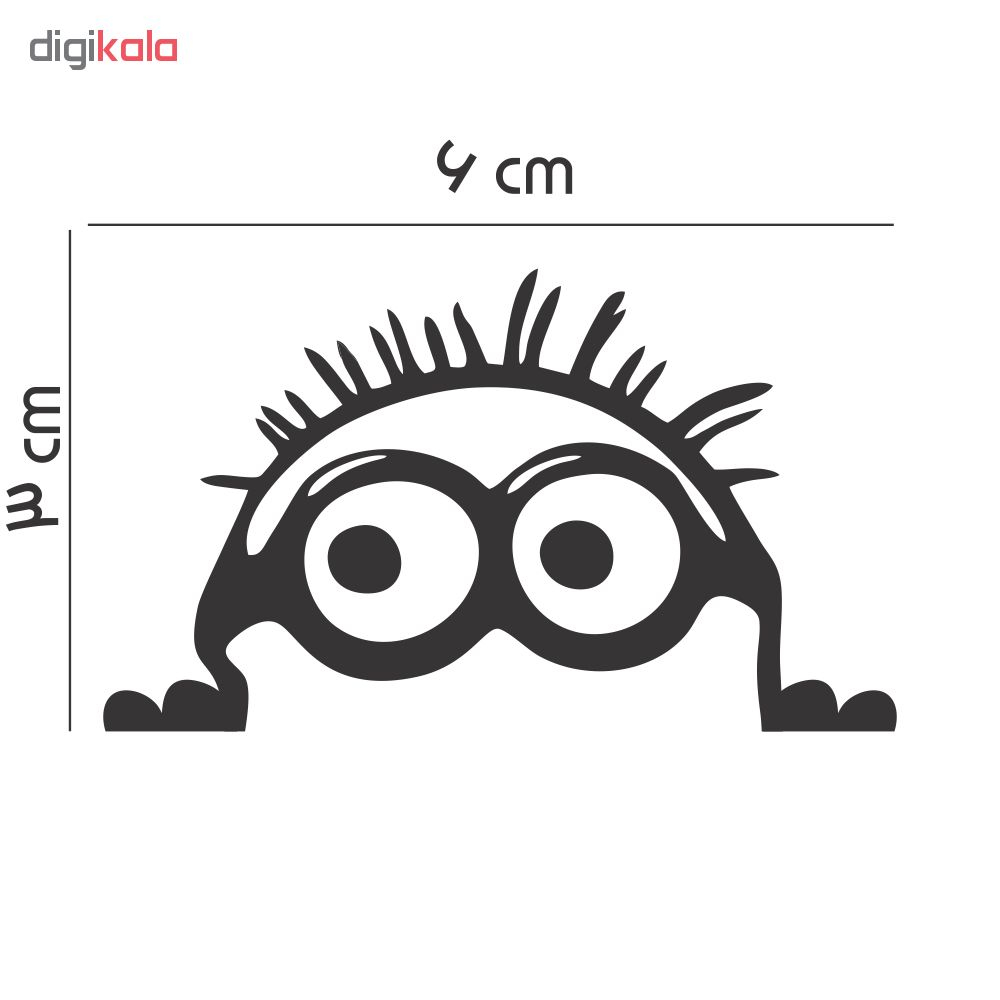 استیکر کلید و پریز چاپ پارسیان طرح مینیون بسته 2 عددی