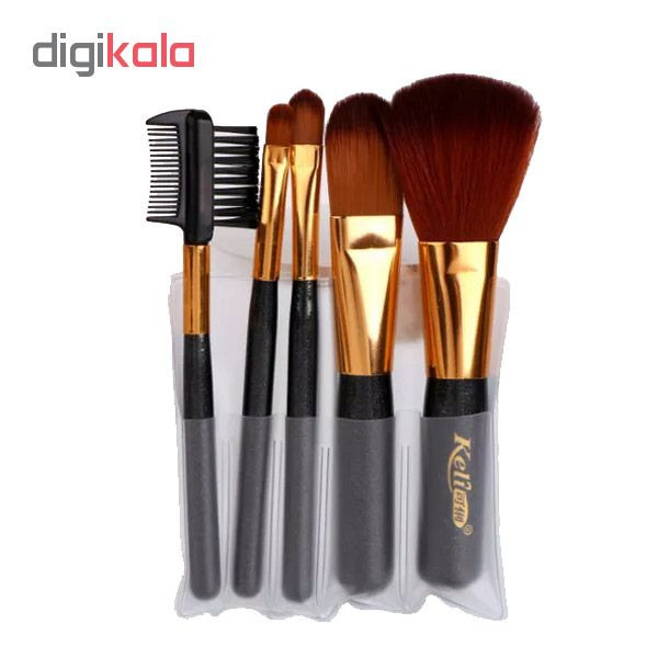 برس آرایشی کیلی مدل 1525 بسته 5 عددی برس آرایشی کیلی مدل 1525 بسته 5 عددی