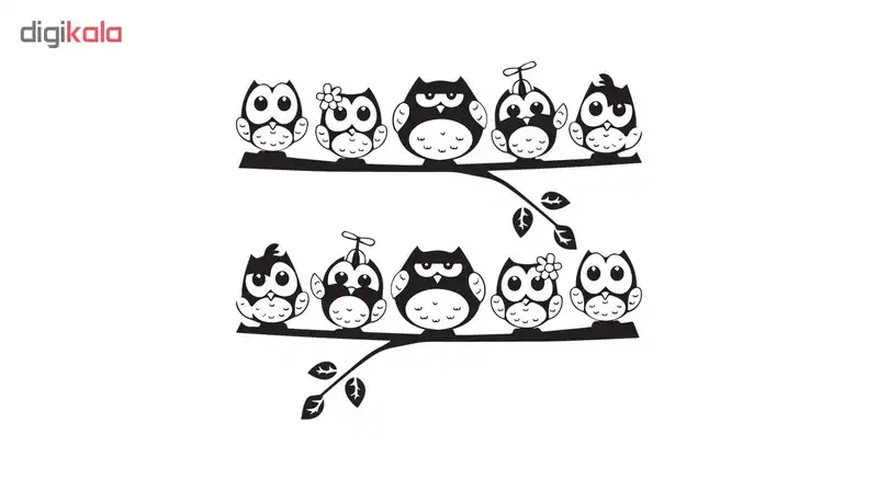 استیکر کلید و پریز مدل RT مجموعه ۲ عددی