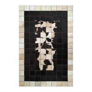 کلاژ فرش پوست و چرم کمالی مدل AD-00370