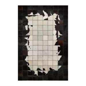 کلاژ فرش پوست و چرم کمالی مدل AD-00378