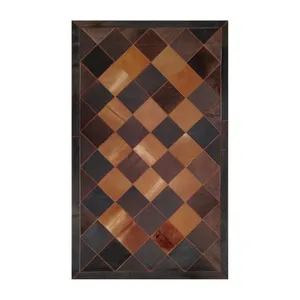 کلاژ فرش پوست و چرم کمالی مدل AD-00379