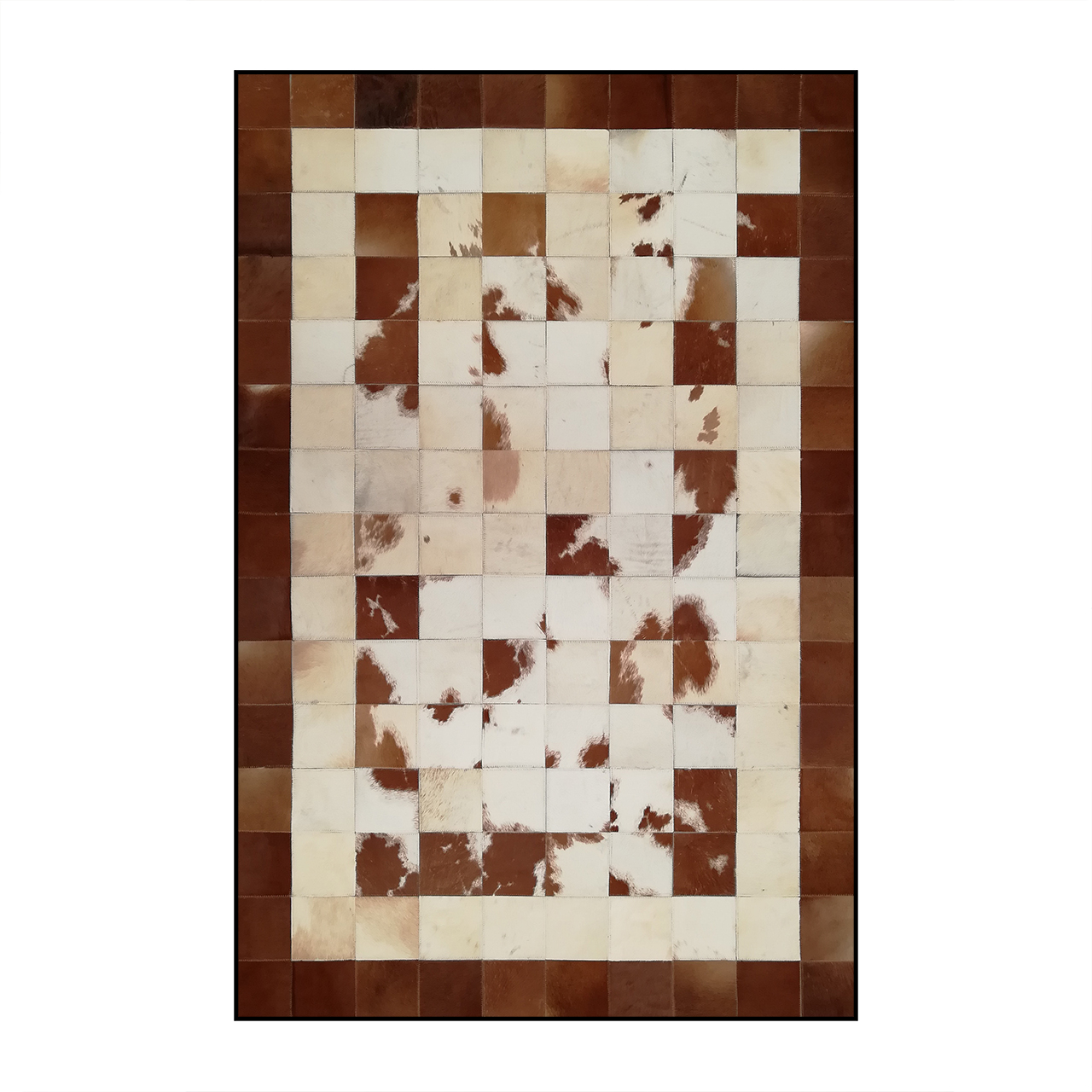 کلاژ فرش پوست و چرم کمالی مدل AD-00380