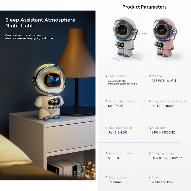 رادیو پخش مدل ربات فضایی کد DODO-M20