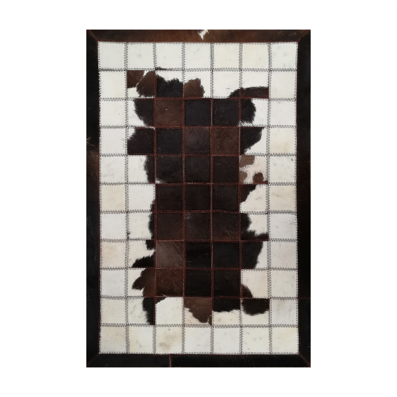 کلاژ فرش پوست و چرم کمالی مدل AD-00397