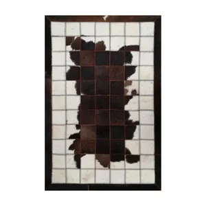 کلاژ فرش پوست و چرم کمالی مدل AD-00397