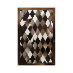 کلاژ فرش پوست و چرم کمالی مدل AD-00402