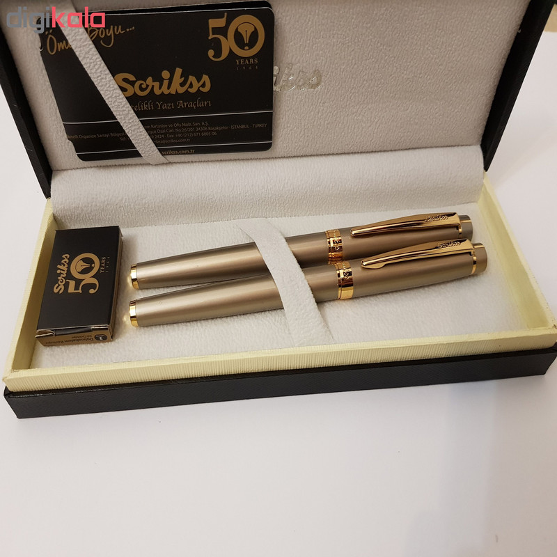 ست خودنویس و روان نویس اسکریکس کد k19 ست خودنویس و روان نویس اسکریکس کد k19