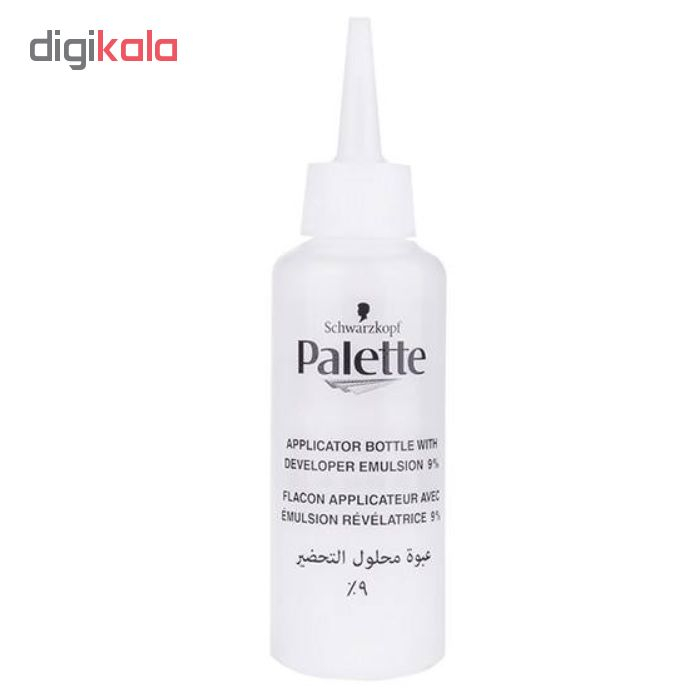 کیت رنگ مو پلت سری Deluxe شماره 0-9 حجم 50 میلی لیتر رنگ بلوند روشن