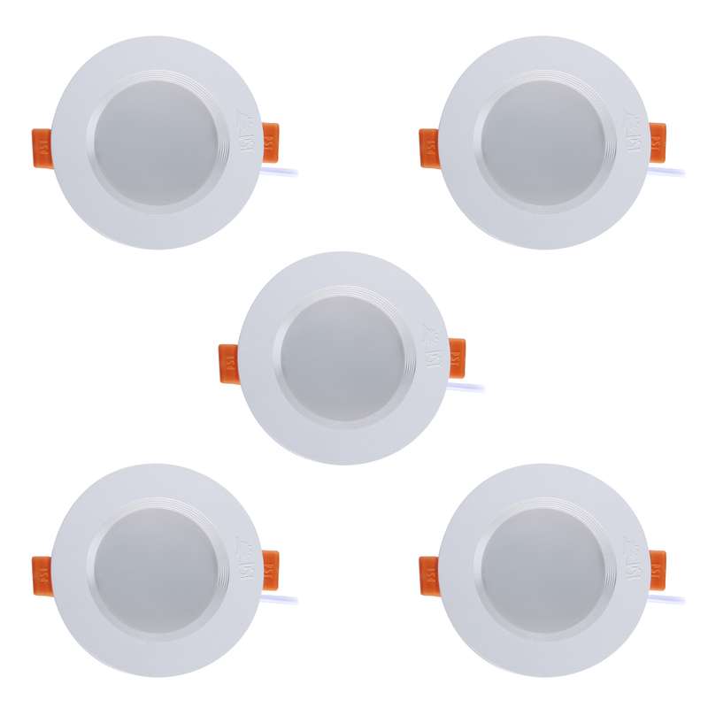 پنل ال ای دی 7 وات پارس شعاع توس مدل سولاریس بسته 5 عددی