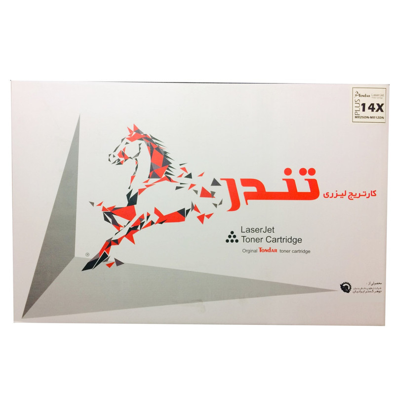 تونر HP مشکی تندر مدل 14X Plus ظرفیت17500برگی دوسال گارانتی تعویض کد8090