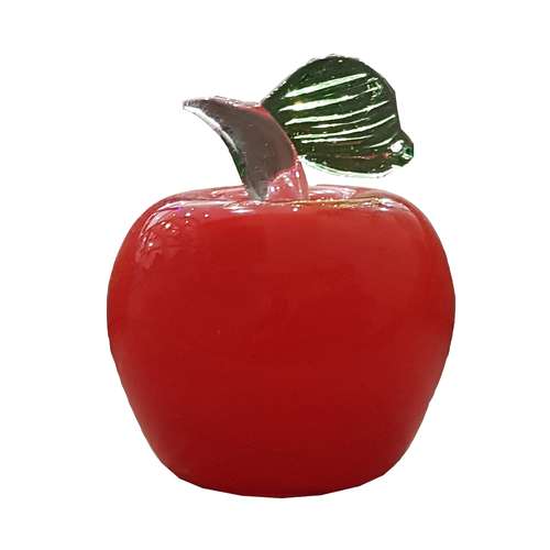 دکوری شیشه ای طرح سیب کد 665