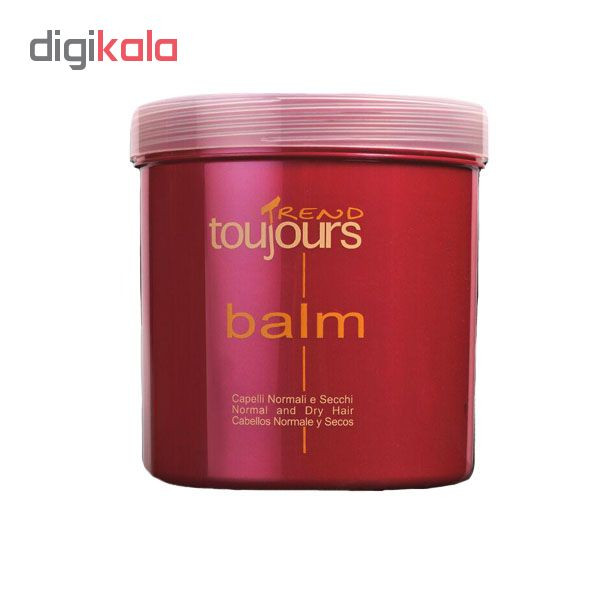 ماسک ترمیم کننده و نرم کننده موهای خشک و آسیب دیده توژور ترند مدل balm حجم 1000 میلی لیتر