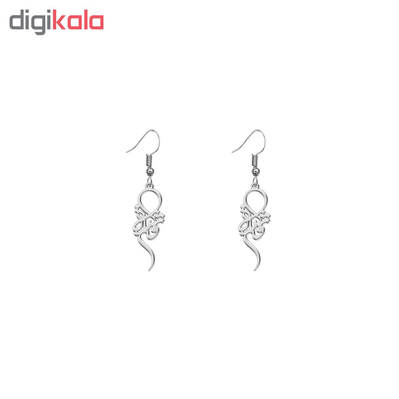 نیم ست نقره زنانه ترمه1 طرح فرشته کد L492