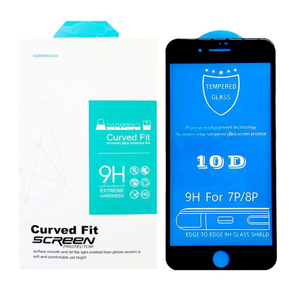 محافظ صفحه نمایش 10D مدل MT7 مناسب برای گوشی موبایل اپل Iphone 7 Plus/8 Plus محافظ صفحه نمایش 10D مدل MT7 مناسب برای گوشی موبایل اپل Iphone 7 Plus/8 Plus