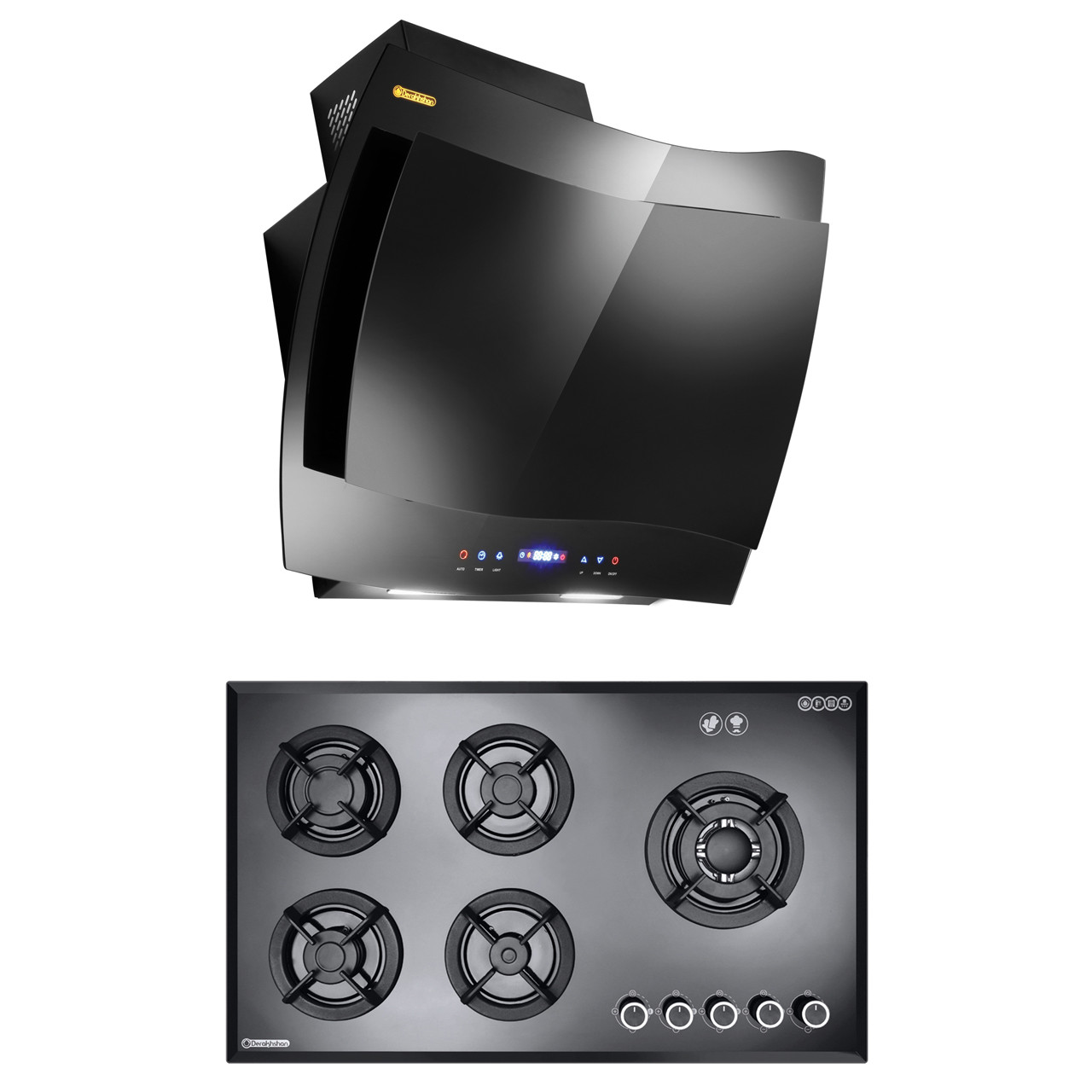 هود و اجاق گاز صفحه ای درخشان مدل فریز G602 هود و اجاق گاز صفحه ای درخشان مدل فریز G602