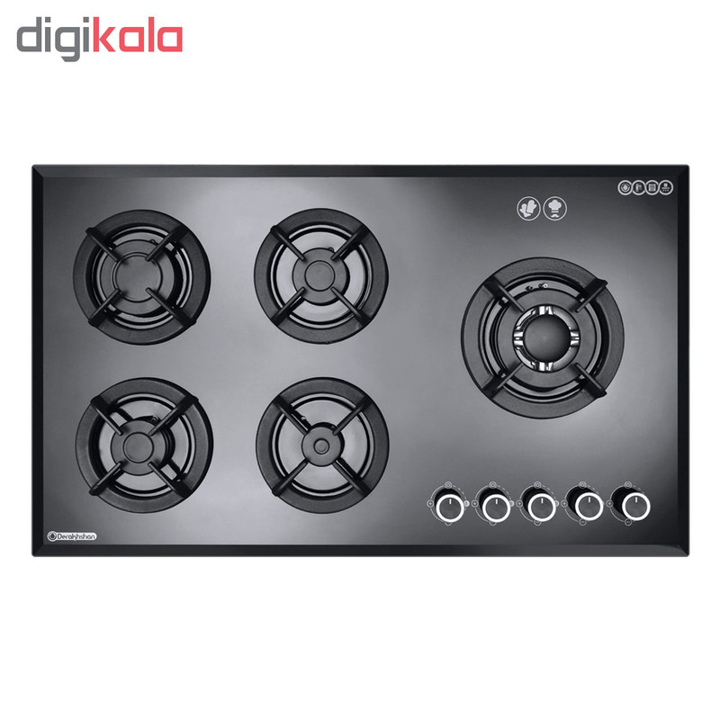 هود و اجاق گاز صفحه ای درخشان مدل فریز G602