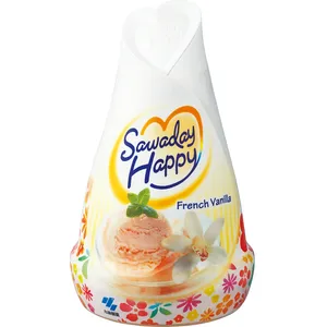  ژل خوشبوکننده هوا کوبایاشی سری هپی ساوادی مدل French Vanilla حجم 150 میلی لیتر