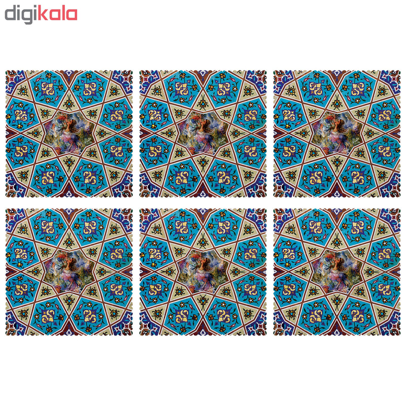 زیربشقابی مدل U1-42409 بسته 6 عددی