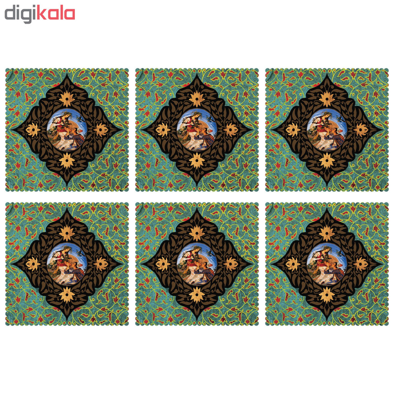 زیربشقابی مدل U1-42412 بسته 6 عددی