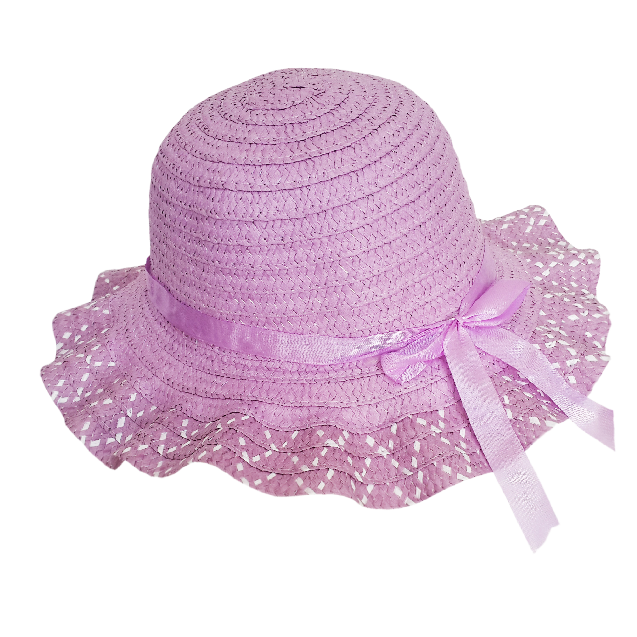 کلاه دخترانه طرح حصیری کد B03