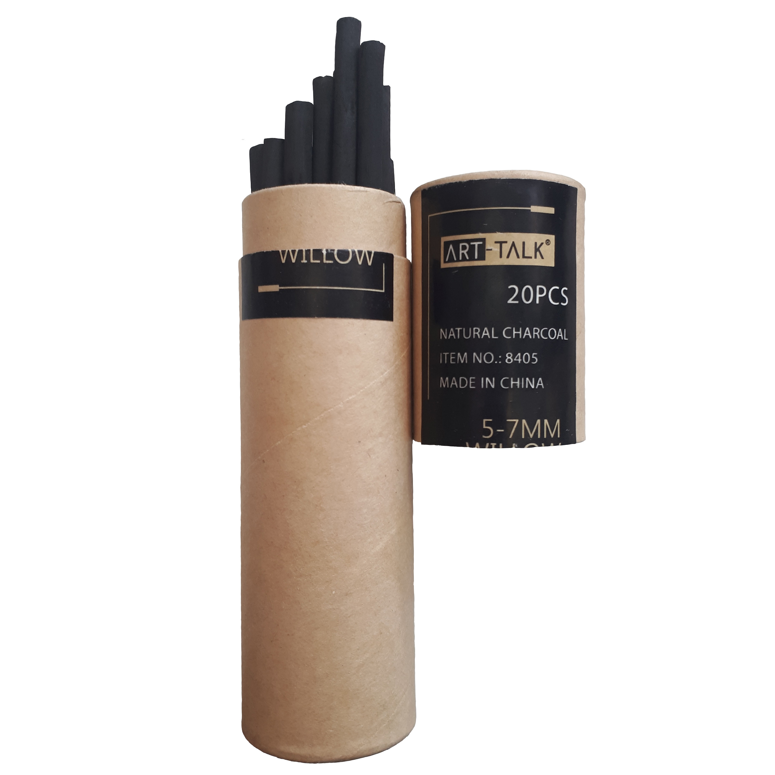 زغال طراحی آرت تالک مدل 05 بسته 20 عددی