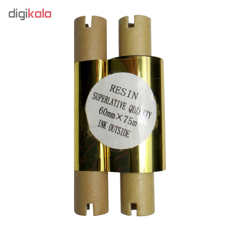 ریبون پرینتر لیبل زن مدل Resin 60mm x 75mm
