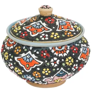 قندان میناکاری سفالی کد 507