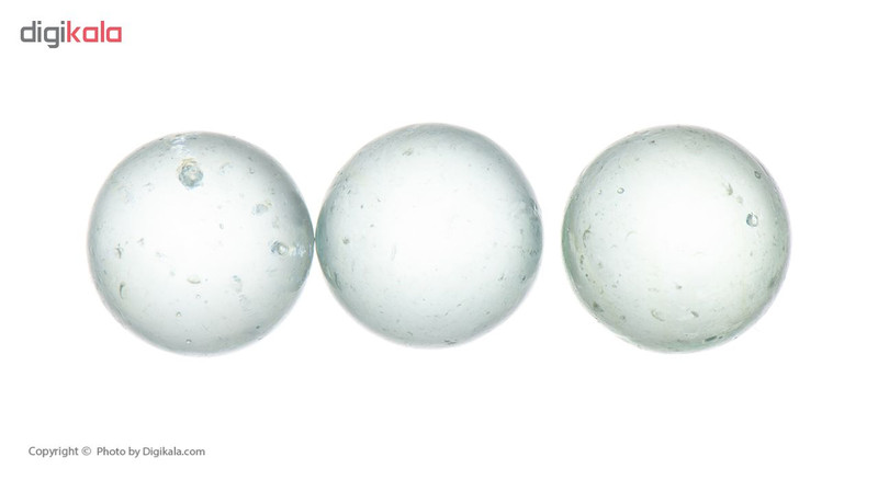 تیله مدل بی رنگ بسته 100 عددی